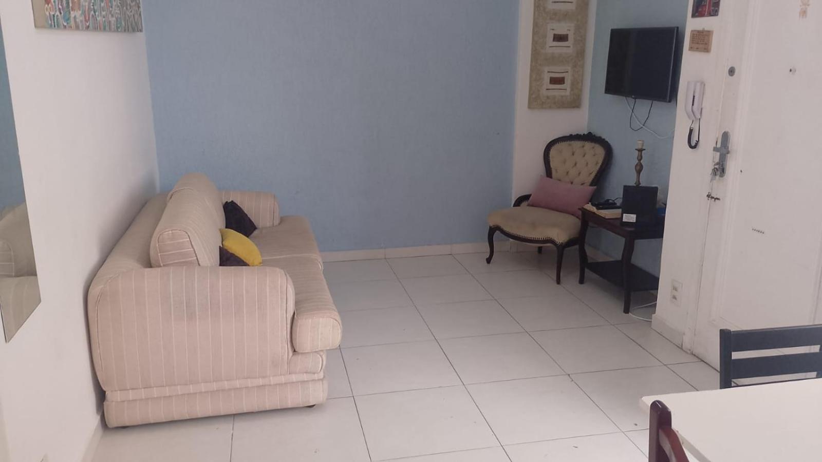 Apartamento Vento E Mar - 2 Quartos Com Sacada Na Quadra Da Praia Do Gonzaga Santos  Exterior photo